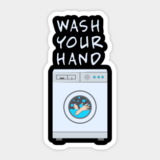 Don't Forget to Wash Your Hand Sticker